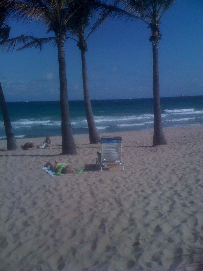 To All my snow and ice buddies in the North, 78 at the beach today.