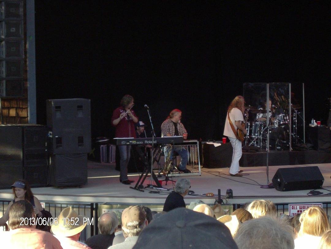 Tom arranged for us to meet at the fair one summers night , as he was excited to see his custom guitar in progress!! I got a free pass to the event and saw the band that we all love, and it was so cool to hear songs that I