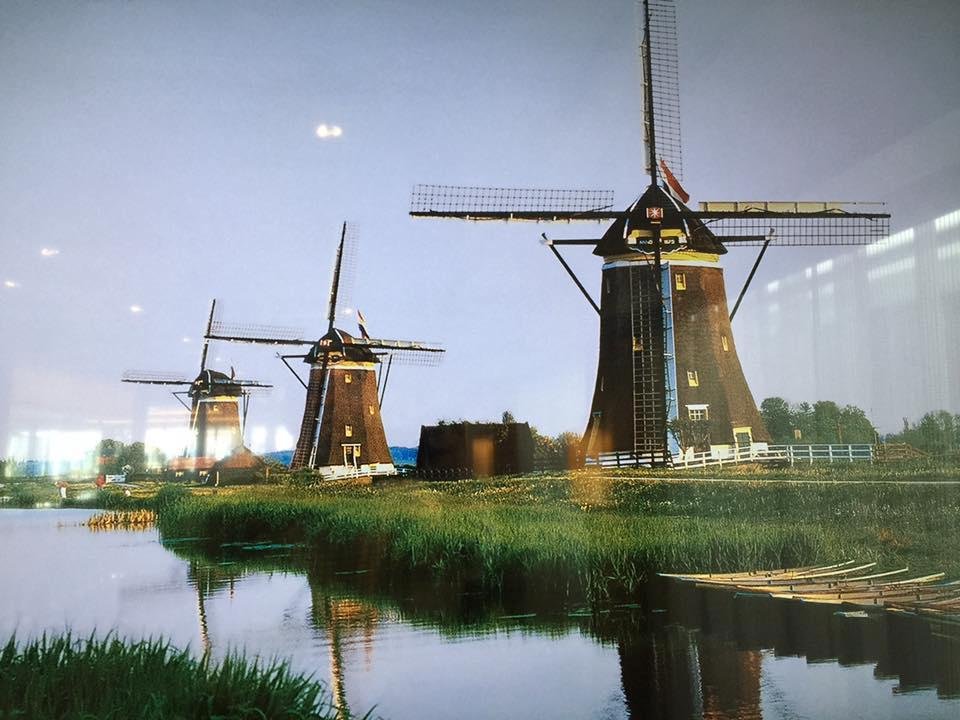 Our first day in Holland--