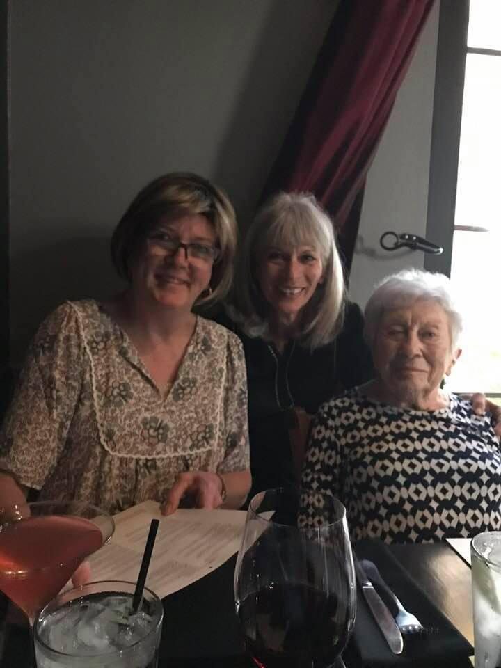 Sue, Ann, and Sara at diner in Gilbert AZ