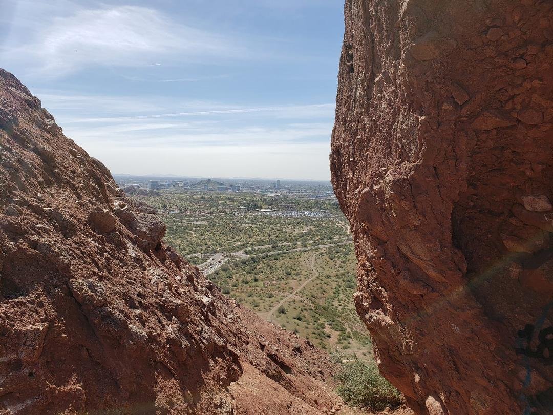 Awesome view, not even to the top yet