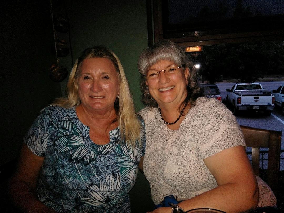 Carol & I at La Zona Rosa w/o The Ransteads & Magic EJ.... woohoo!