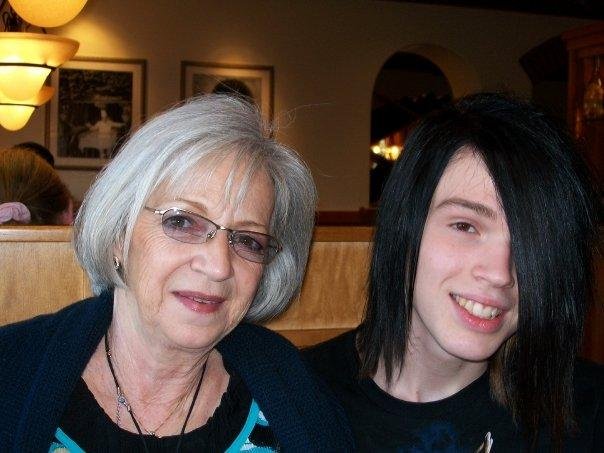 Cody and his Grandma Vivian Bellgarde