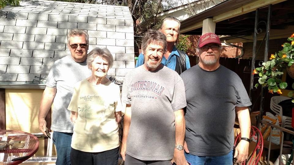 My brothers and I hanging out with my mom and sister in-laws. We had a great day.