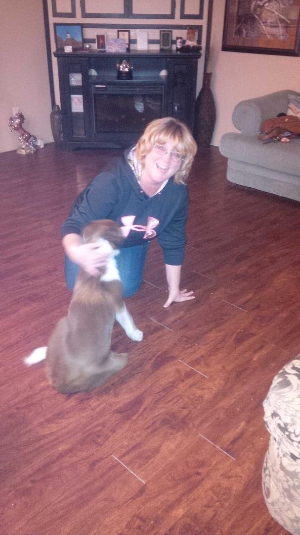 Me and Lily playing