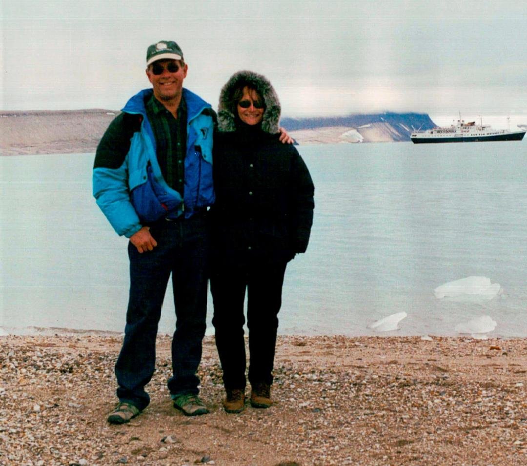 Nick and Me on North Pole Cruise 2002