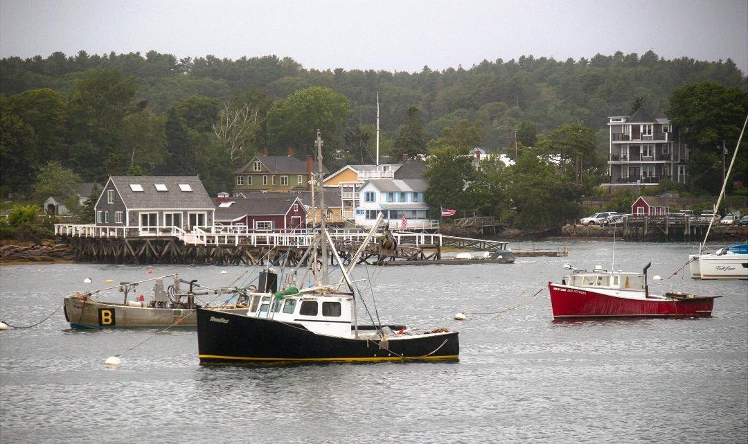 View from Browns Wharf Inn in Boothbay. What a beautiful location in Maine.