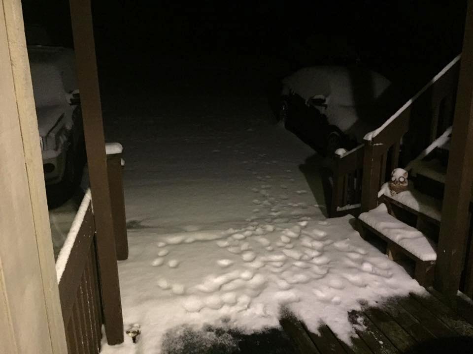 Maybe 3 or a little more inches for us! Can't wait to see tomorrow morning. I do want people to be safe though!