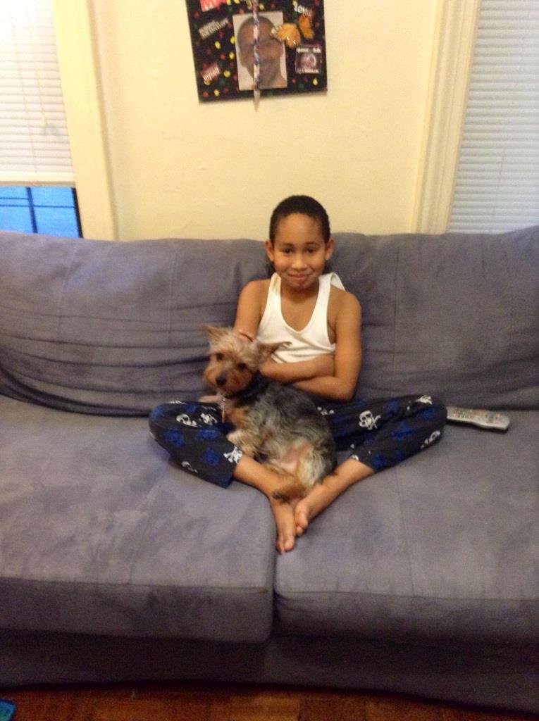 My nephew Emeri chillin with his cousin Max.Oh how friendships start.How cute is that.:)
