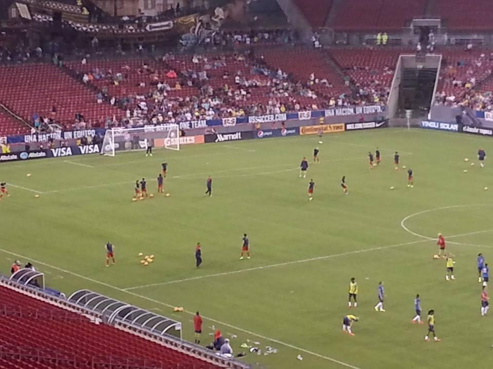Pre game warm-ups