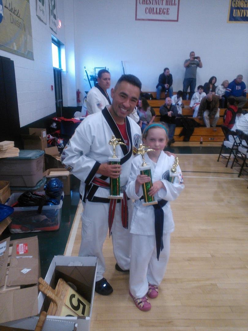 Carlene with Master Valentin