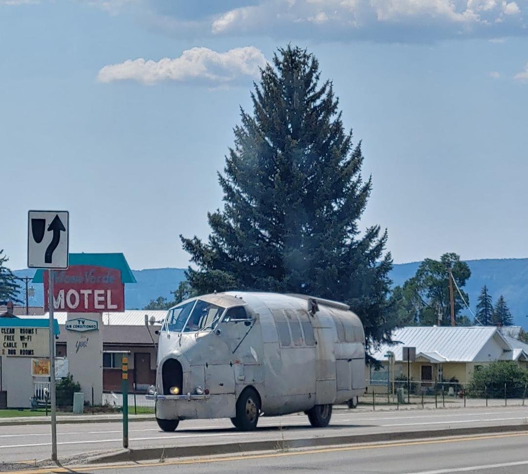 Saw this in Mancos CO today, anybody know what this may be? Looks like it has 3 wheels.