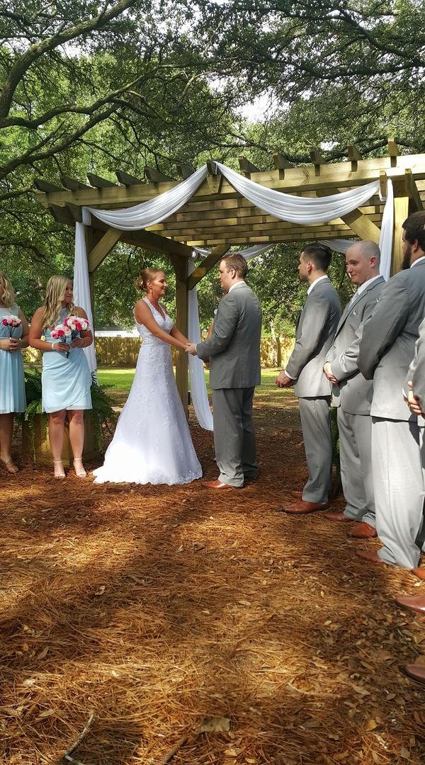 My grandson Damien married Jenny. Mobile, AL