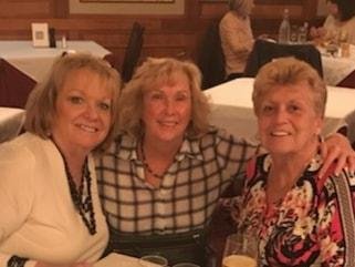 Having a fun lunch at Michael's restaurant