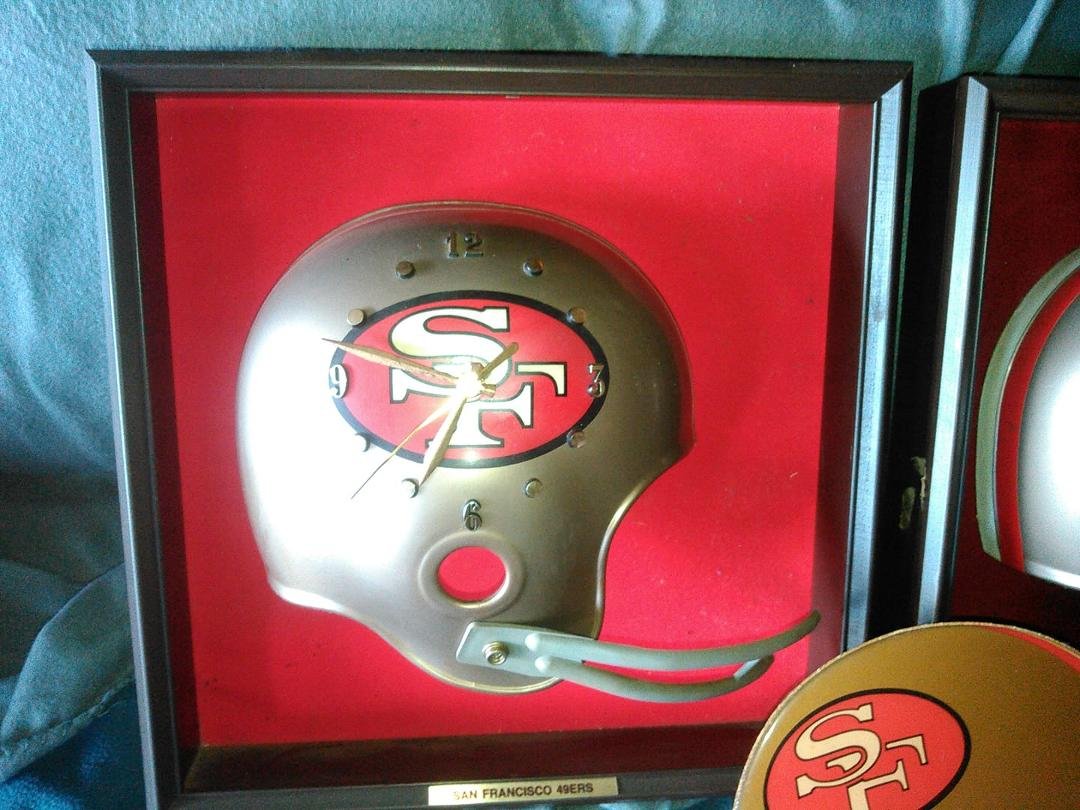 Rare 1960's-70's NFL licensed 3D helmet clock 75.00 plus shipping
