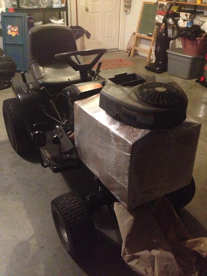 I got me one of them there engine in a box thru Montgomery Wards catalog and put it on my mower. It runed good down the hill but once I got down there it wouldn't go back up. Maybe the timing is off.