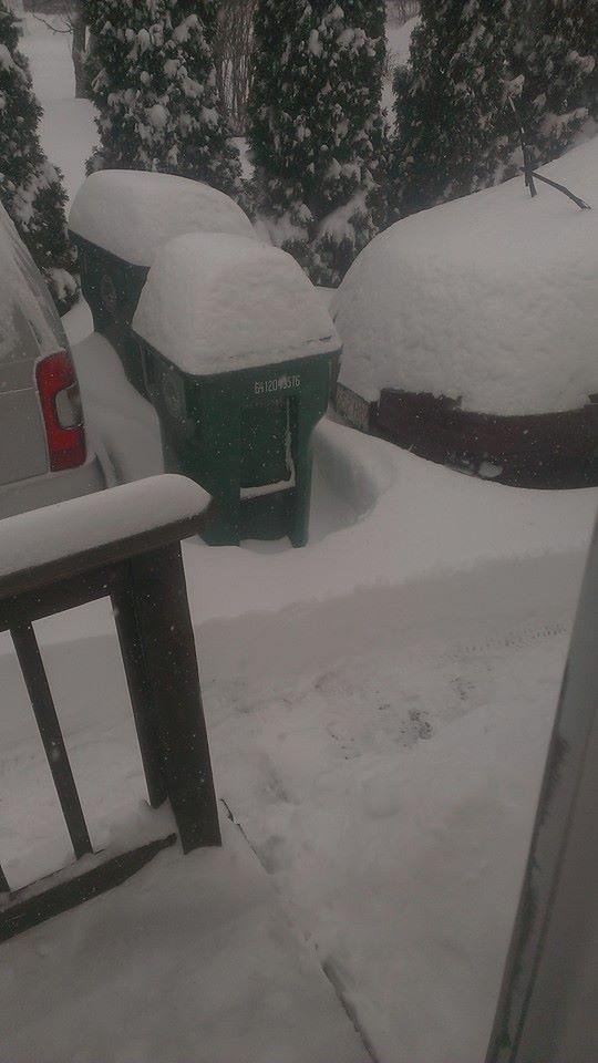 Snow so far today