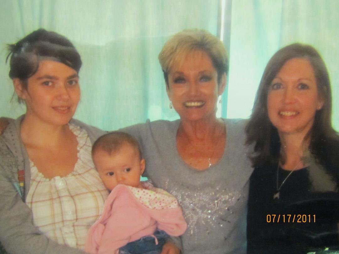 Four generations of Meade women