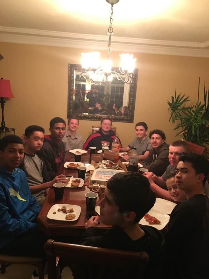 Fueling up for the All Souls Dance