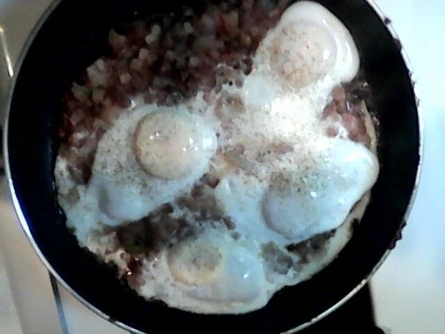 Christmas hash couldn't resist the carbs