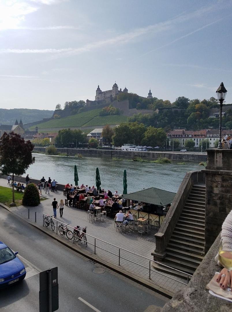 White wine on the Rhine! Wow great day