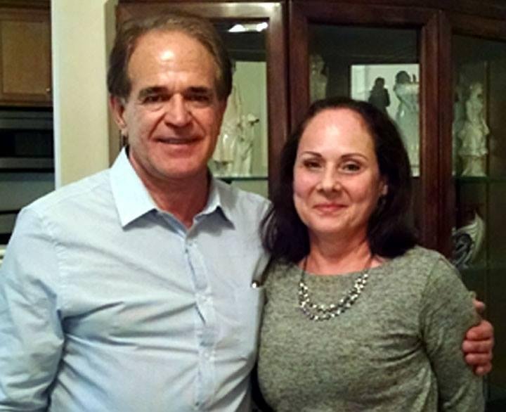 Close-up of the picture of Paulo & Elaine.