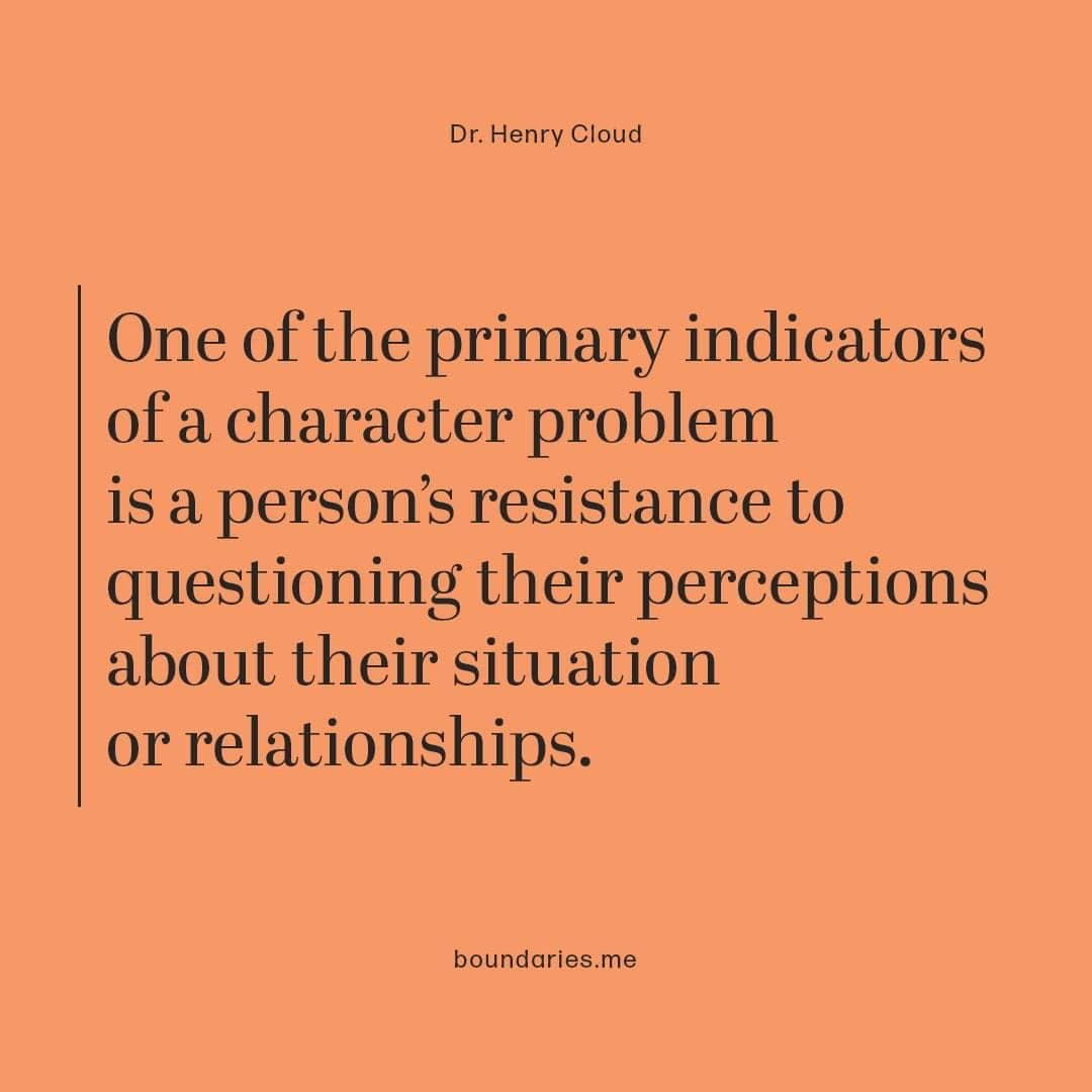 A quote from Dr Henry Cloud.