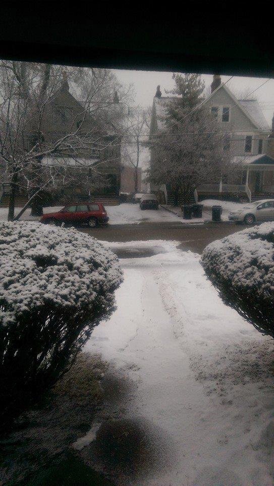 The start of ANOTHER SNOW STORM!!