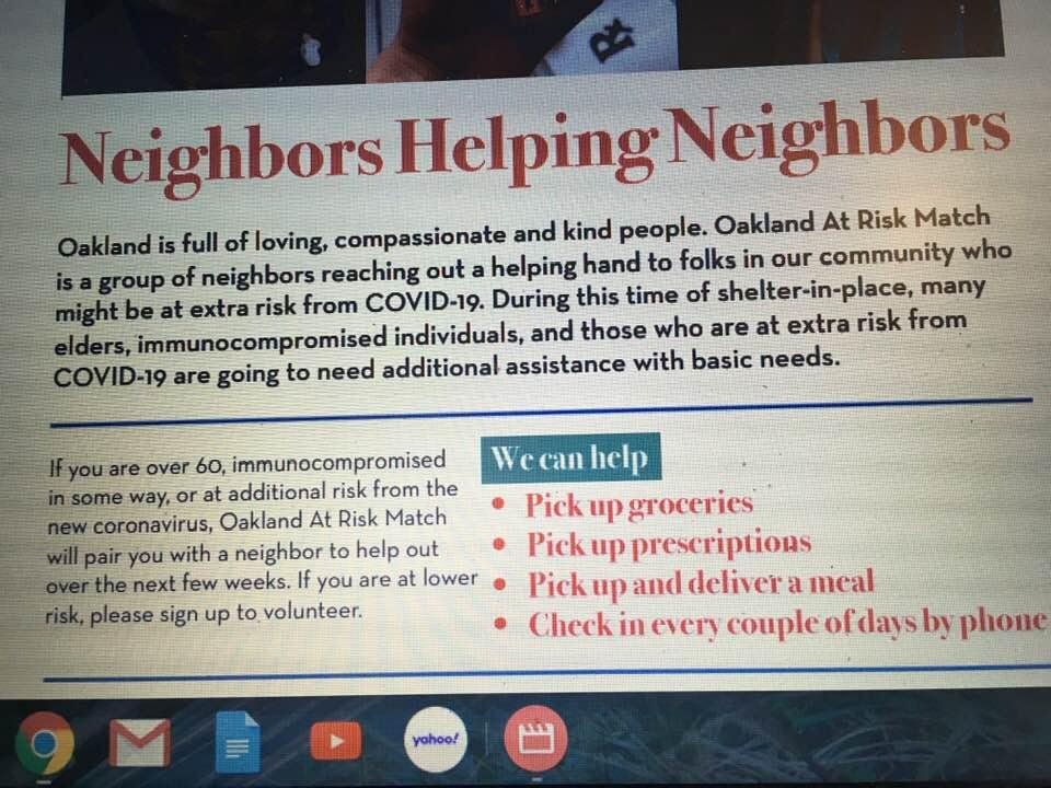 If you need help or would like to volunteer, call or visit 510.306.4973 or OaklandAtRisk.com