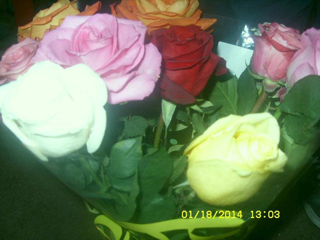 flowers my best friend angel gave me for b-day