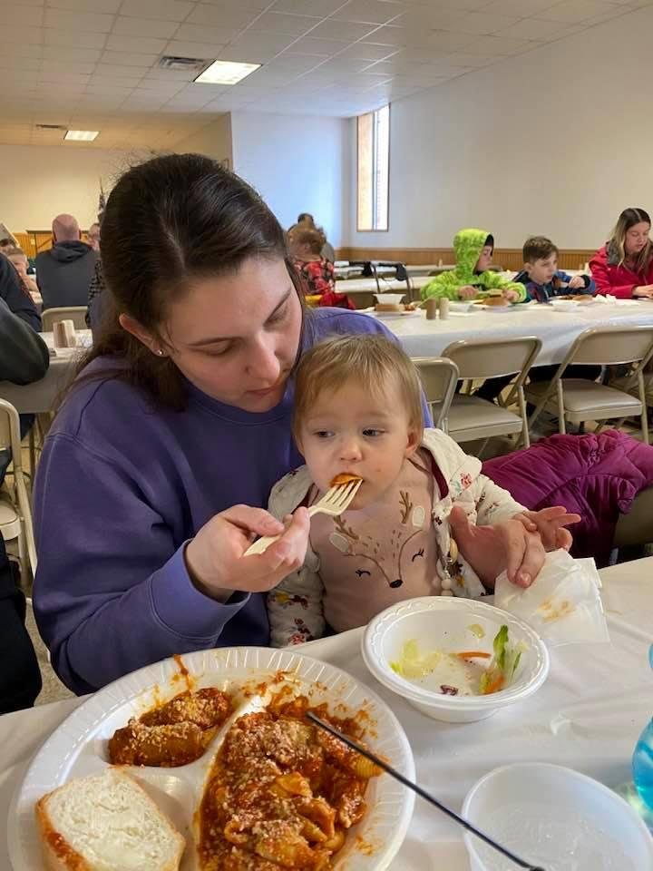 She loves Pasta!