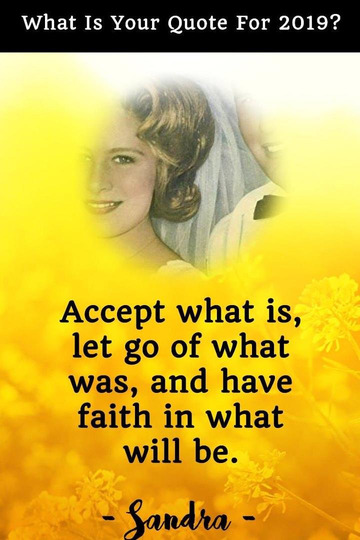 Something I have to change in the way I think for sure. I worry way too much about things that are not under my control.