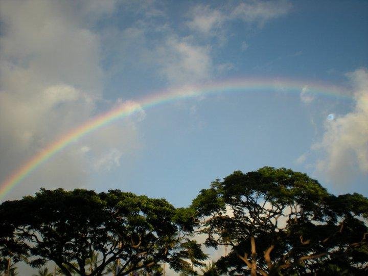 Somewhere over the rainbow in Maui