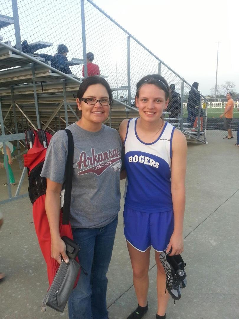 G qualified for regionals in the 4/100. Proud of my girl !!!!!