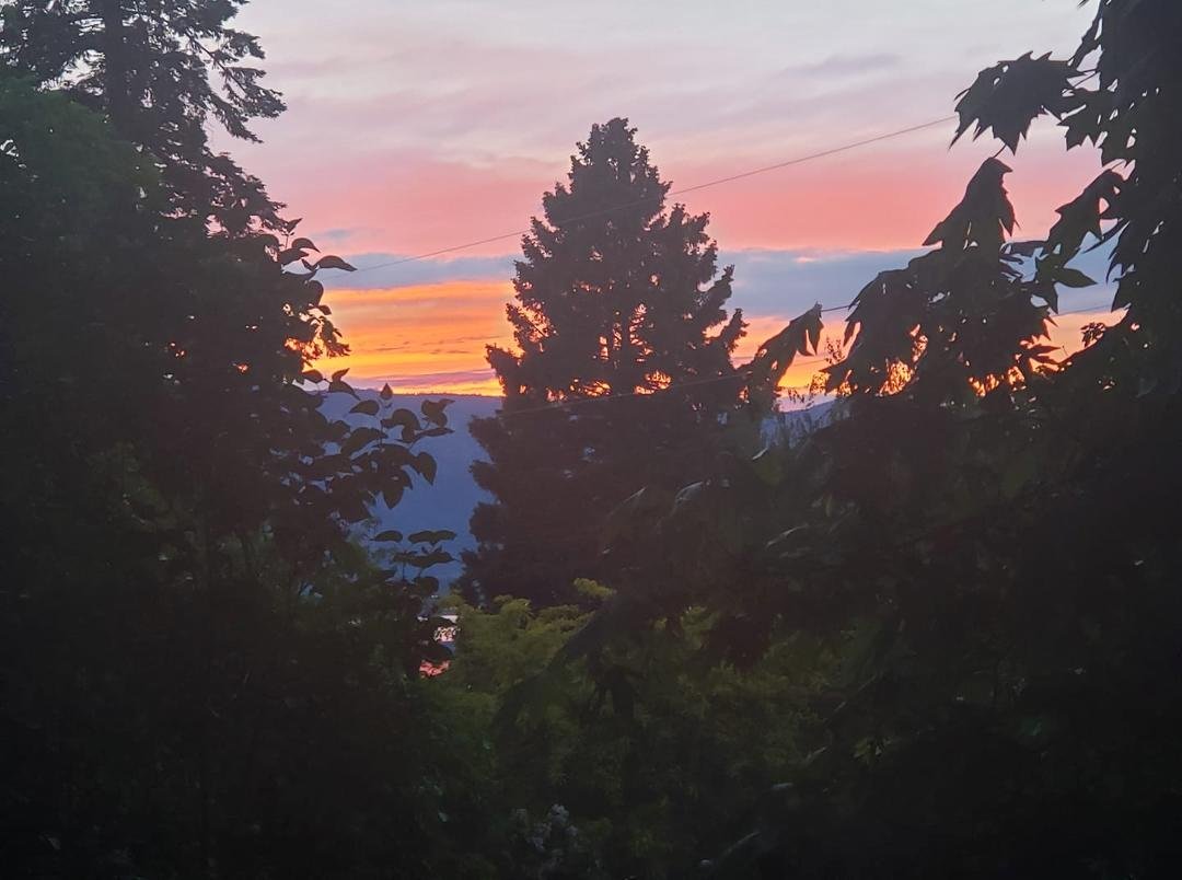 God's canvas featuring sunset over Lake Chelan♡