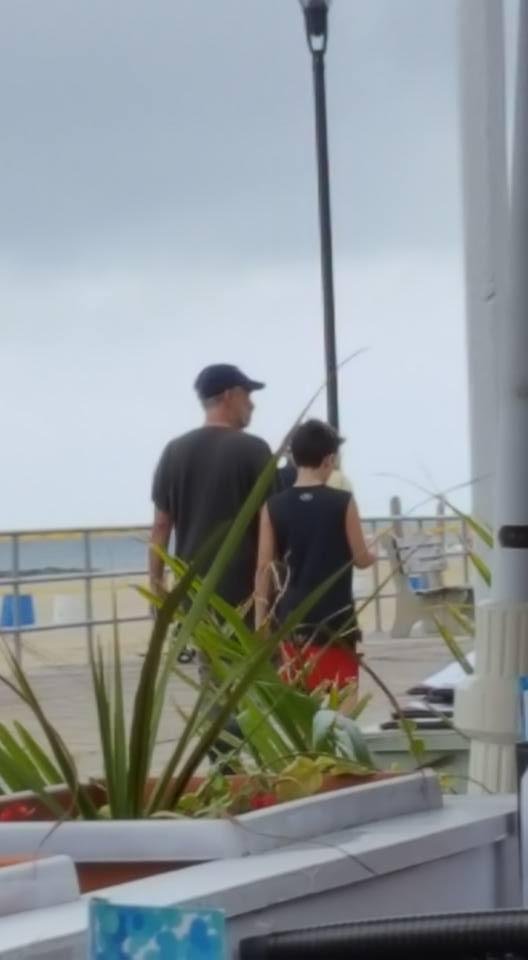 Jon Stewart taking a walk on the boards.