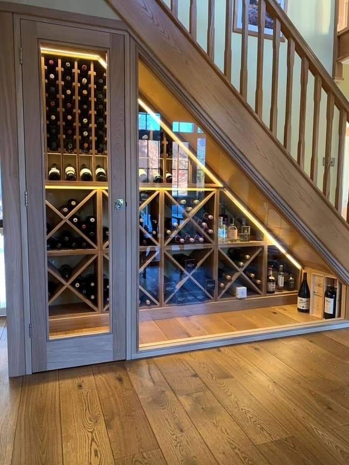 Heide Oravetz here's what you should have done under your stairs..