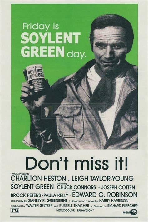 SOYLENT GREEN IS SET IN 2022 !!!
HAPPY NEW YEAR !!!!