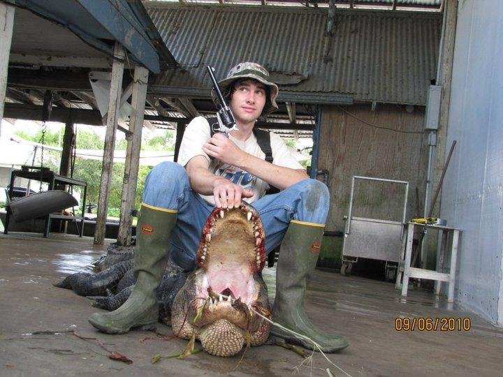 Jesse on his Gator