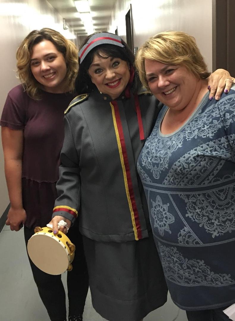 Awe, love these two since San Diego Dance Center in early 80's. Denise McKenna Thomas, our Follies Photographer and her cool kid Kaylee.