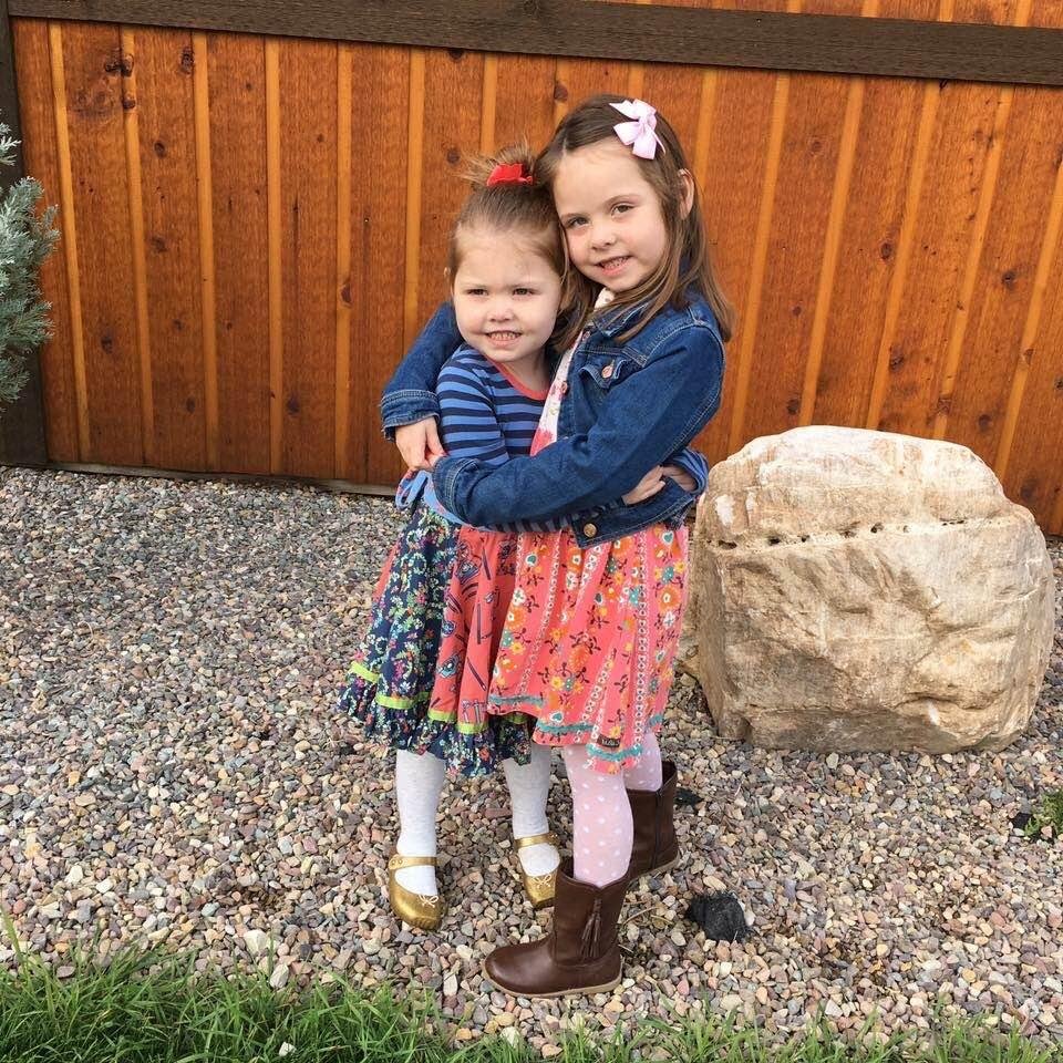 Kinzie and Kylie at Kelley’s wedding