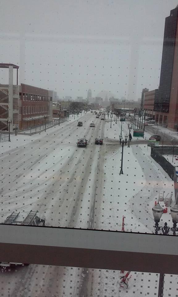 This is what we woke up too this morning