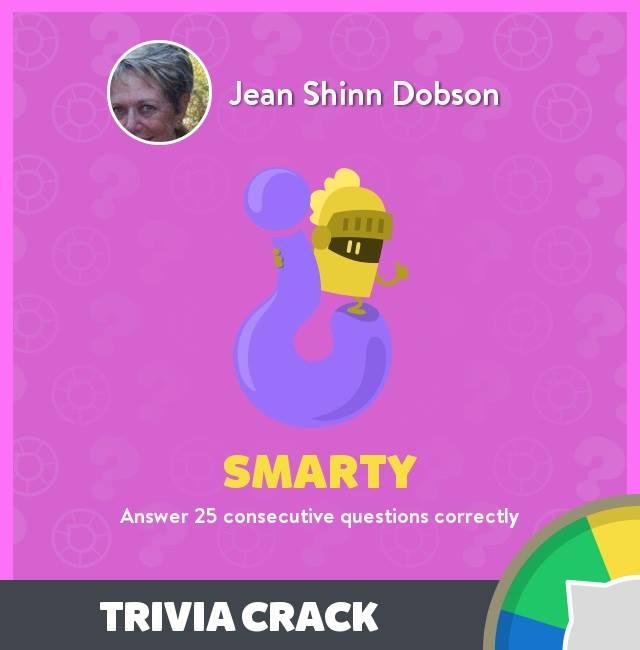 Jean Dobson's album, Trivia Crack Photos