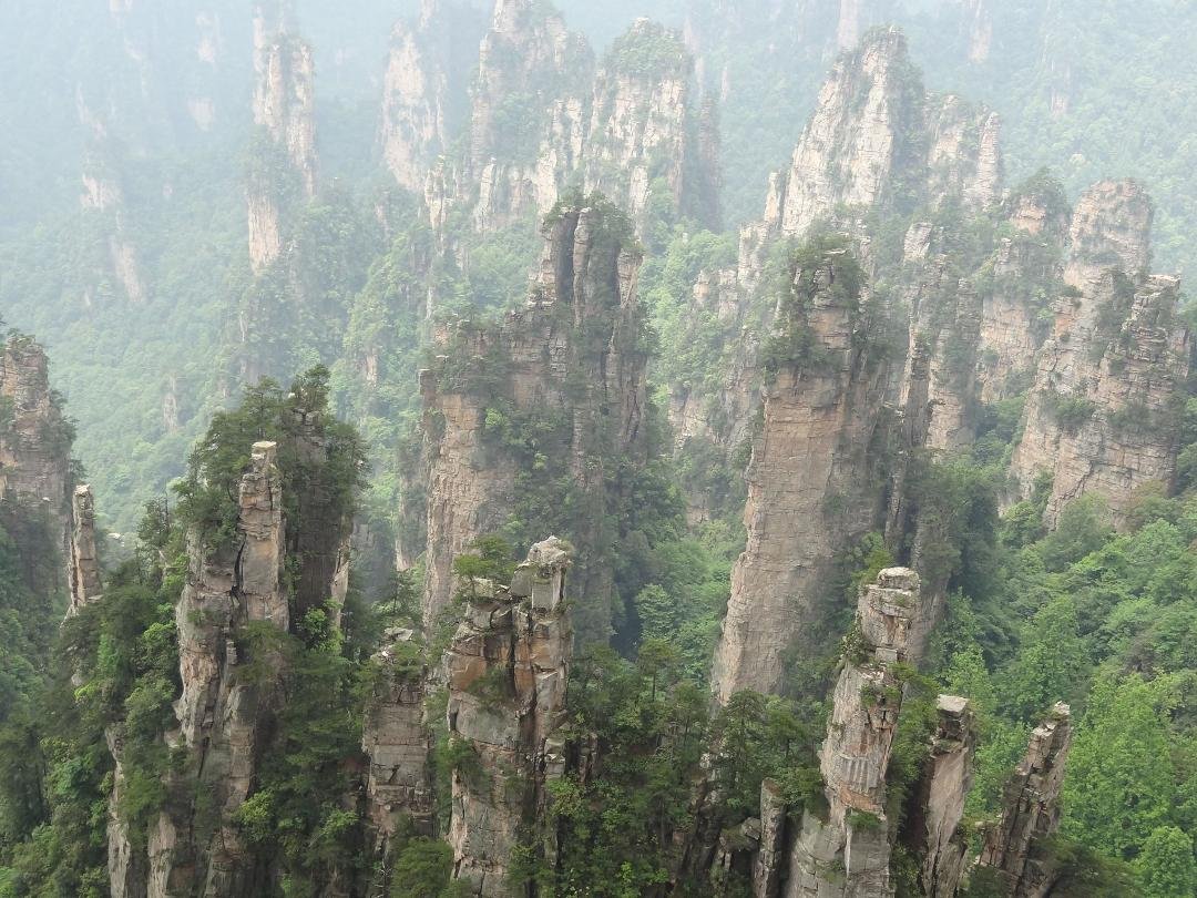 Karst mountains of Jiangjiajie