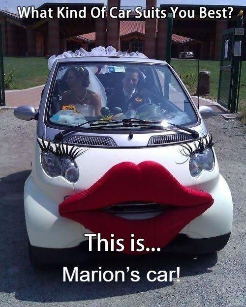 Oh no a chick mobile!