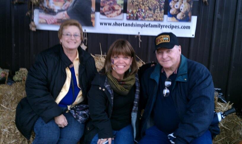 Amy Roloff with Gary and I at the Farm