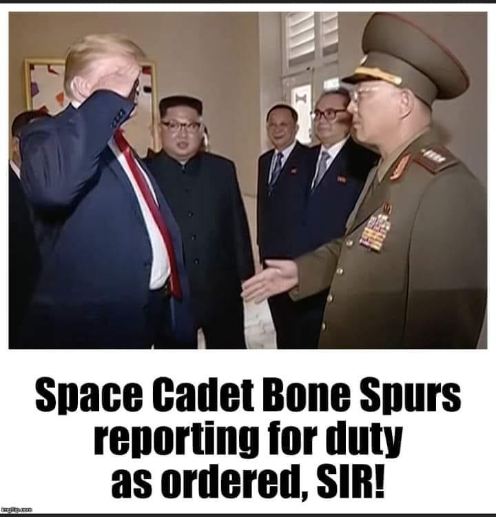 Saluting a North Korean general. 😡😡😡😡😡