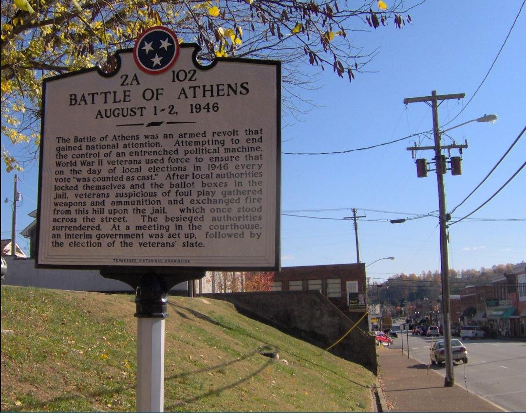How many of you know about this 13 min movie. Entertaining.
http://voxvocispublicus.homestead.com/Battle-of-Athens.html