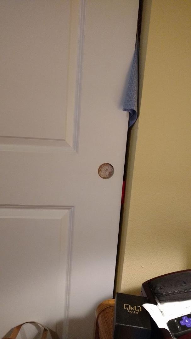 MISSING INSERT CLOSET DOORS BEDROOM