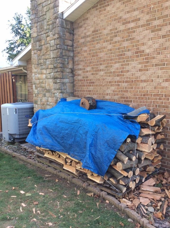 Wednesday.....one cord...cut and hand split...never again...will pay...one way or the other..but it was worth the effort..66 and still got it 😎
